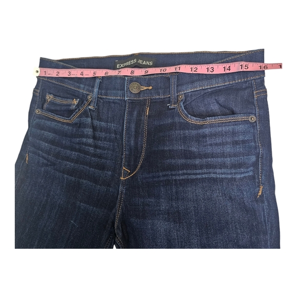 Express Mid Rise Legging Jeans Size 10 - Picture 6 of 12